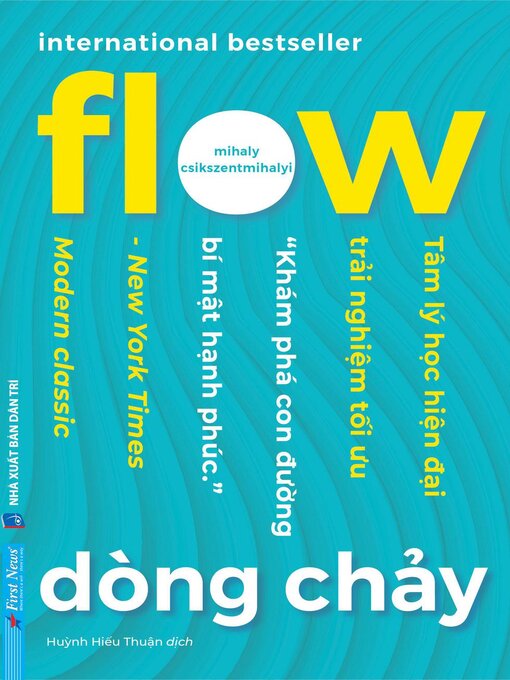 Title details for Flow--Dòng Chảy by Mihaly Csikszentmihalyi - Available